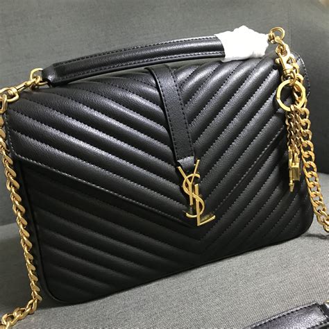 ysl bag gold chain|yves saint laurent bag price.